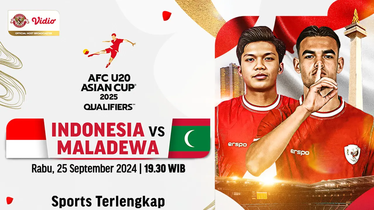 AFC U20 Asian Cup 2025 Qualifiers: Indonesia vs Maladewa