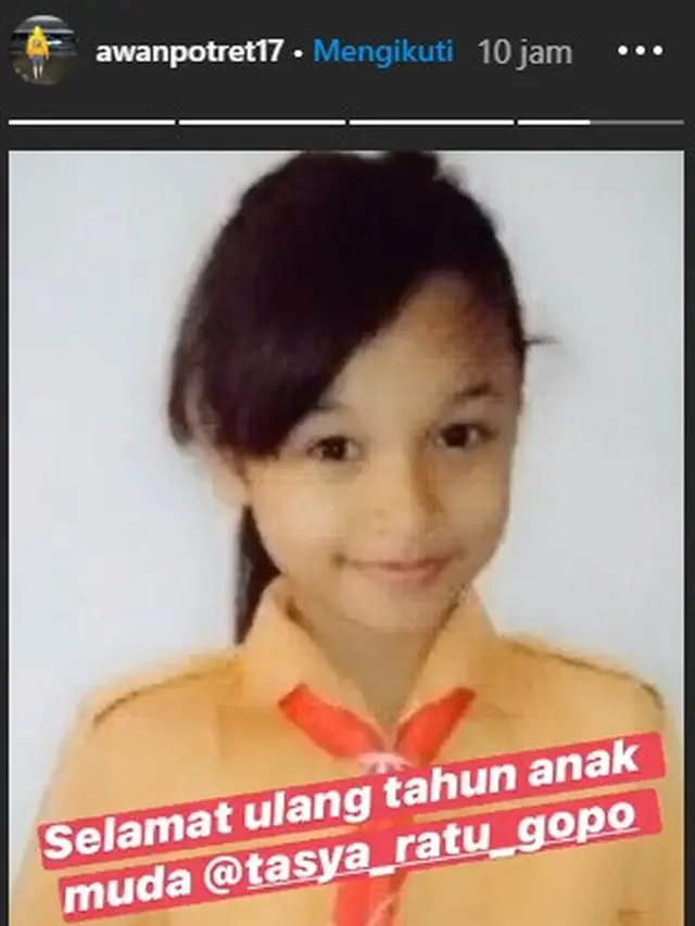 Ulang Tahun ke-17, Ini 6 Potret Jadul Tasya Rosmala