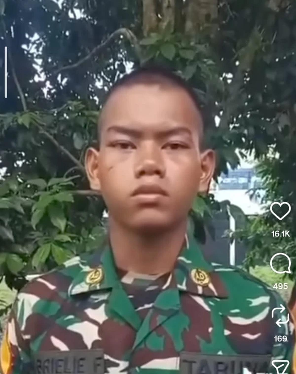Tegas dan Rendah Hati, Felice Gabriel Jalani Pendidikan Militer, Pesan Dewi Perssik Bikin Haru