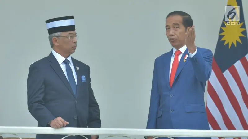 Presiden Jokowi Terima Kunjungan Raja Malaysia di Istana Bogor
