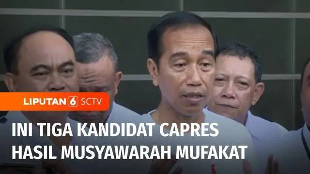 Musyawarah rakyat atau musra digelar di Istora Senayan, Jakarta, Minggu (14/5) siang. Dihadiri Presiden Joko Widodo, musra mengumumkan tiga kandidat capres untuk Pilpres 2024.