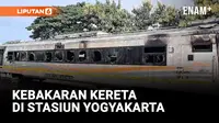 3 Gerbong Kereta Api di Stasiun Tugu Terbakar, Apa Penyebabnya?
