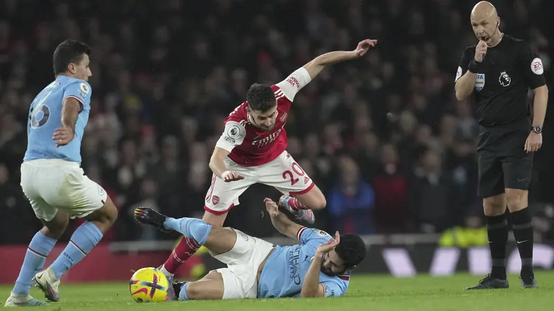 Manchester City ke Puncak Klasemen Liga Inggris Usai Tekuk Arsenal