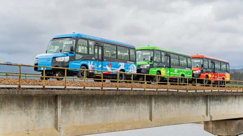 Bisa Lintasi Aspal dan Rel, Bus Kereta Ini Diharapkan Jadi Solusi Transportasi Umum dan Wisata