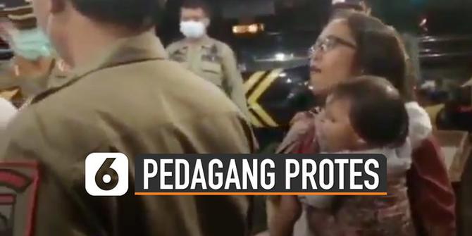 VIDEO: Viral Pedagang Protes Penutupan Warung Imbas PPKM