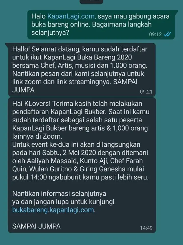 Cara Mendaftar Buka Puasa Bareng KapanLagi (Sumber: KapanLagi)