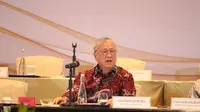 Presiden Direktur PT Pantai Indah Kapuk Dua Tbk. (PANI) Sugianto Kusuma alias Aguan hadir dalam RUPLB yang digelar di Swisshotel Jakarta PIK Avenue, Jumat (15/9/2023).