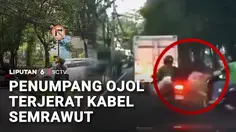 Penumpang Ojol Jadi Korban Kabel Menjuntai di Kawasan Widya Chandra, Jakarta Selatan