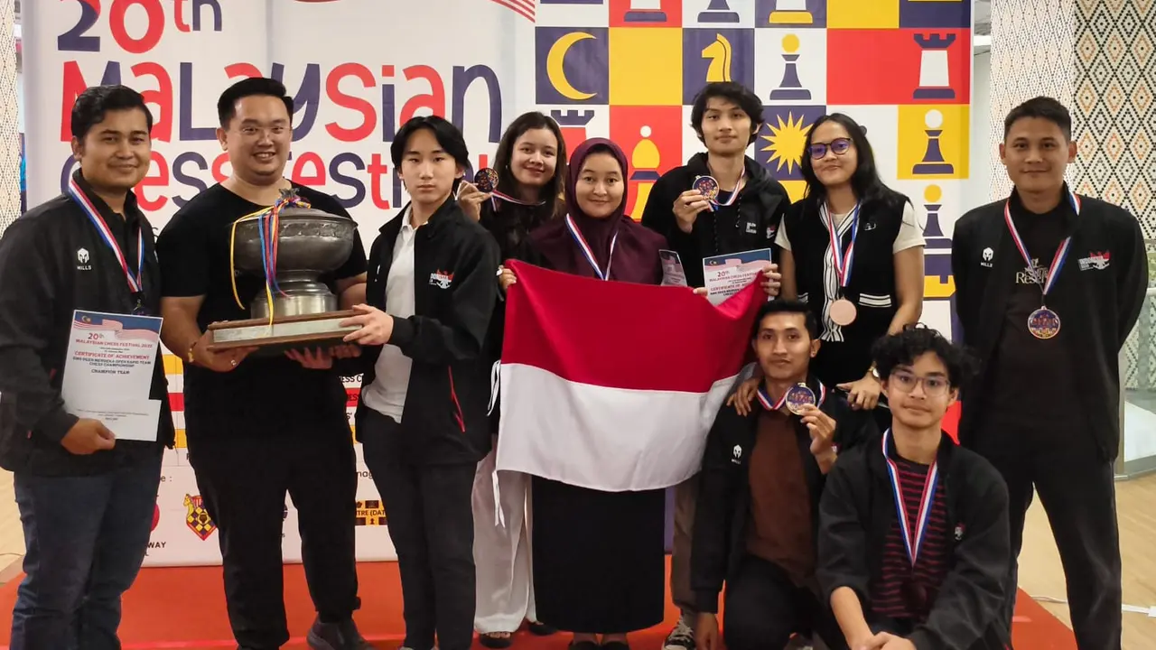 Indonesia Juara Turnamen Catur Internasional di Malaysia
