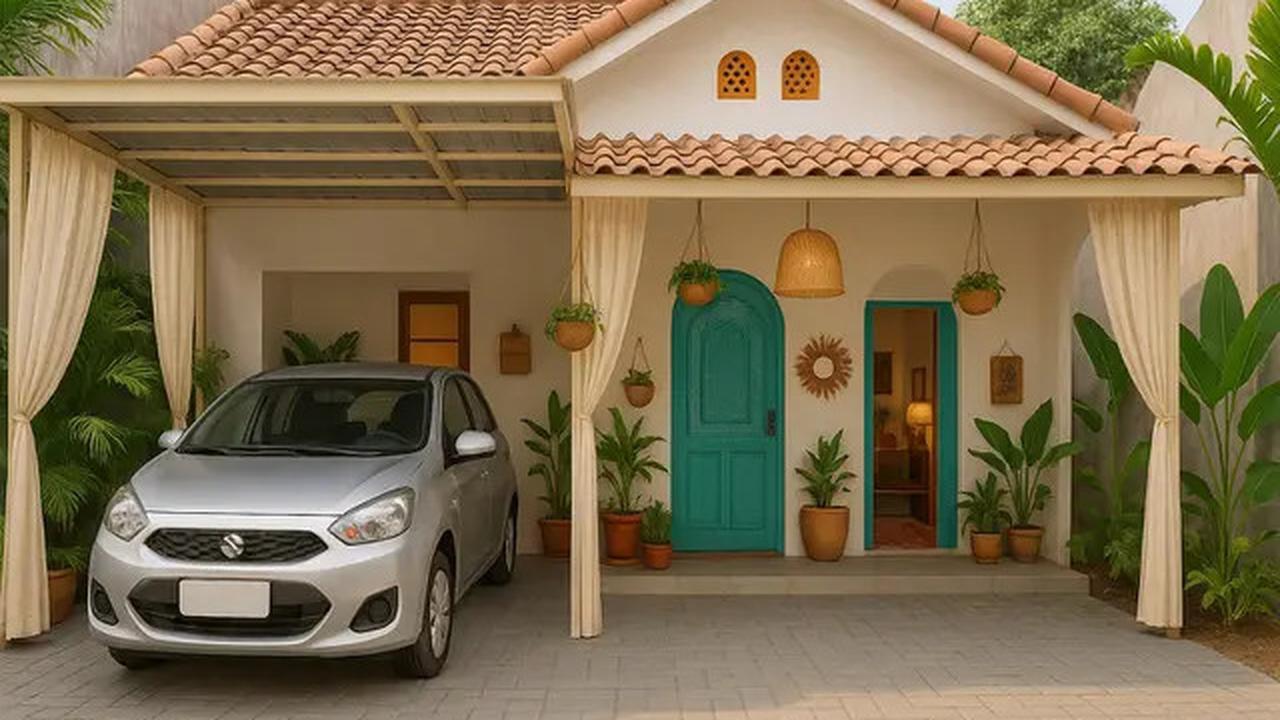 7 Desain Rumah Type 21 dengan Garasi, Fungsional untuk Motor dan Mobil