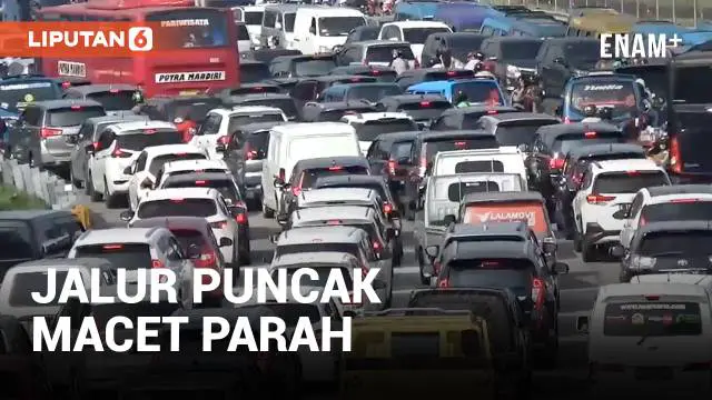 Antusias warga untuk berwisata di masa liburan idul fitri nampak di kawasan menuju puncak Bogor. Kemacetan parah terjadi di ruas jalan tol hingga jalan arteri pada H plus 3 lebaran.