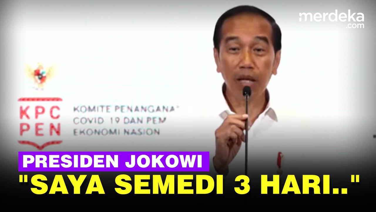 VIDEO: Cerita Jokowi Semedi 3 Hari Demi Putuskan Tidak Lockdown saat Pandemi Covid-19