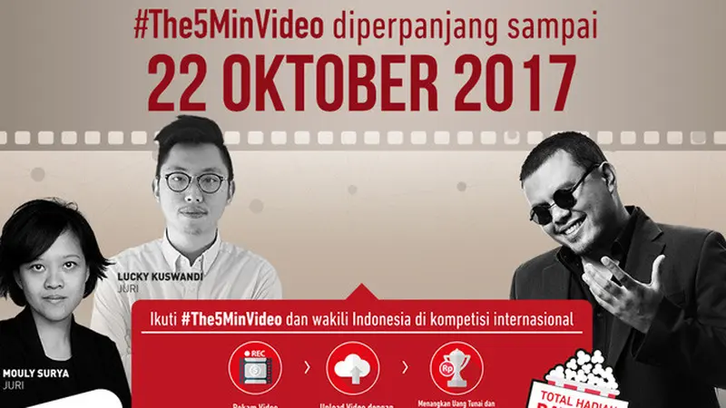 Ikuti Kontes Video 5 Menit, Total Hadiah Lebih dari 1 Milyar