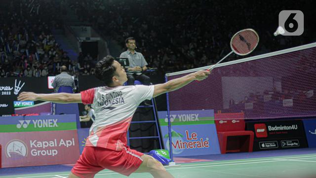 Anthony Ginting Melaju ke Perempat Final Indonesia Open 2022