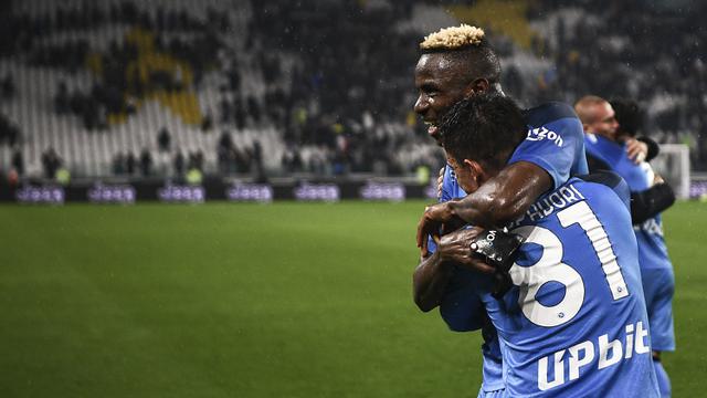 Foto: Selangkah Lagi Segel Gelar Juara Liga Italia, Napoli Raih Kemenangan Dramatis di Markas Juventus