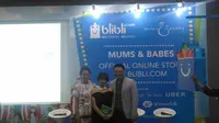 Peluncuran Blibli.com sebagai toko online resmi dari Mums & Babes. (Liputan6.com/Agustinus M Damar)