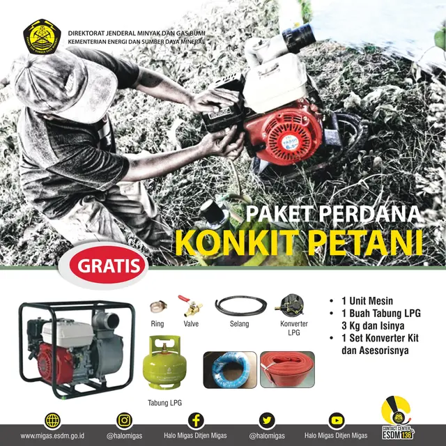Paket Konversi Perdana BMM ke LPG
