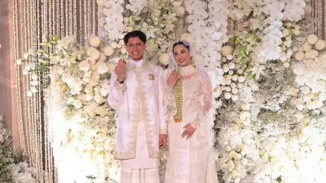 Putri Ketiga Erick Thohir, Magisha Afryea saat akad nikah. [@agusyudhoyono]