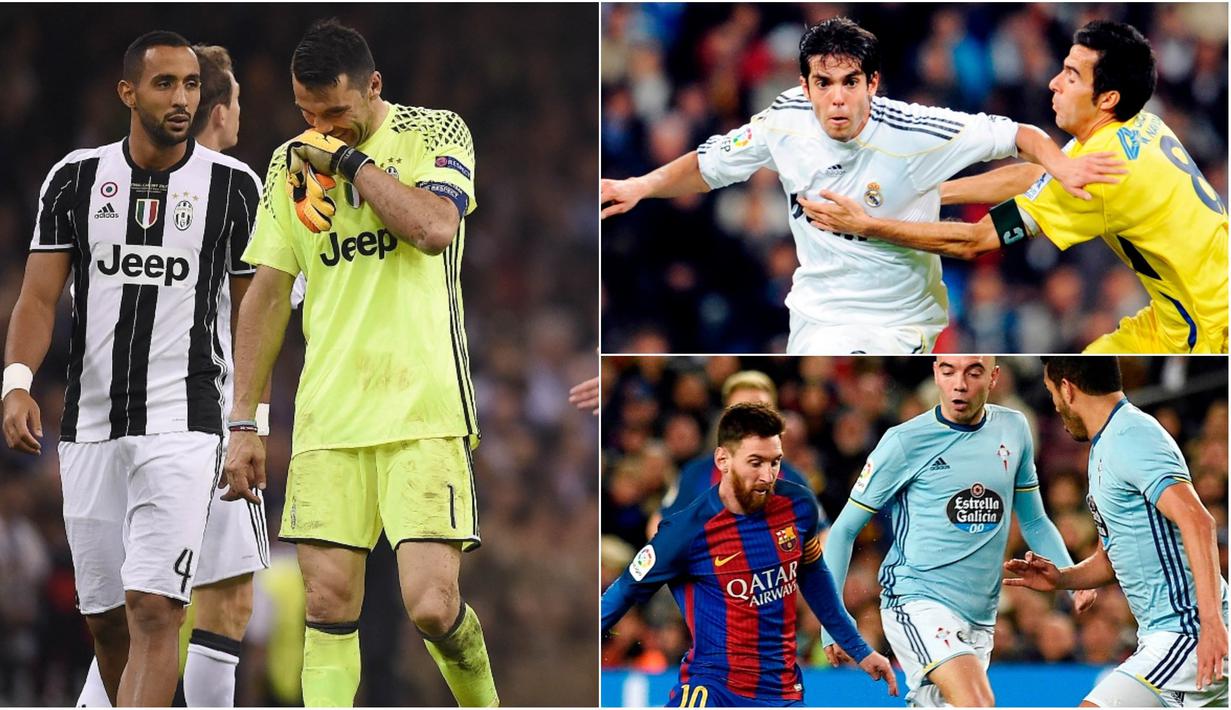 Dalam dunia sepakbola internasional, bukan jaminan bagi klub yang bertabur pemain bintang selalu meraih kemenangan pada setiap laganya. Bahkan mereka pernah merasakan kekalahan dengan skor akhir yang sangat menyakitkan. (kolase foto-foto AFP)