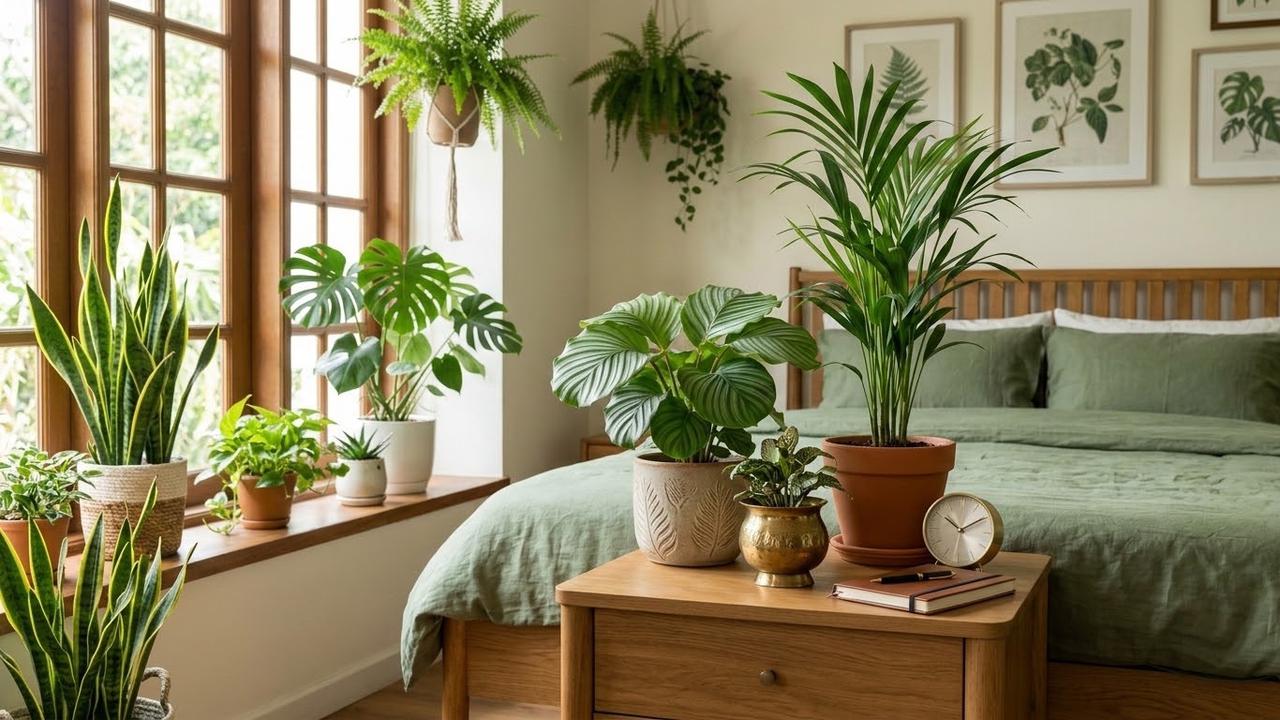 Dekorasi Kamar Tidur dengan Tanaman