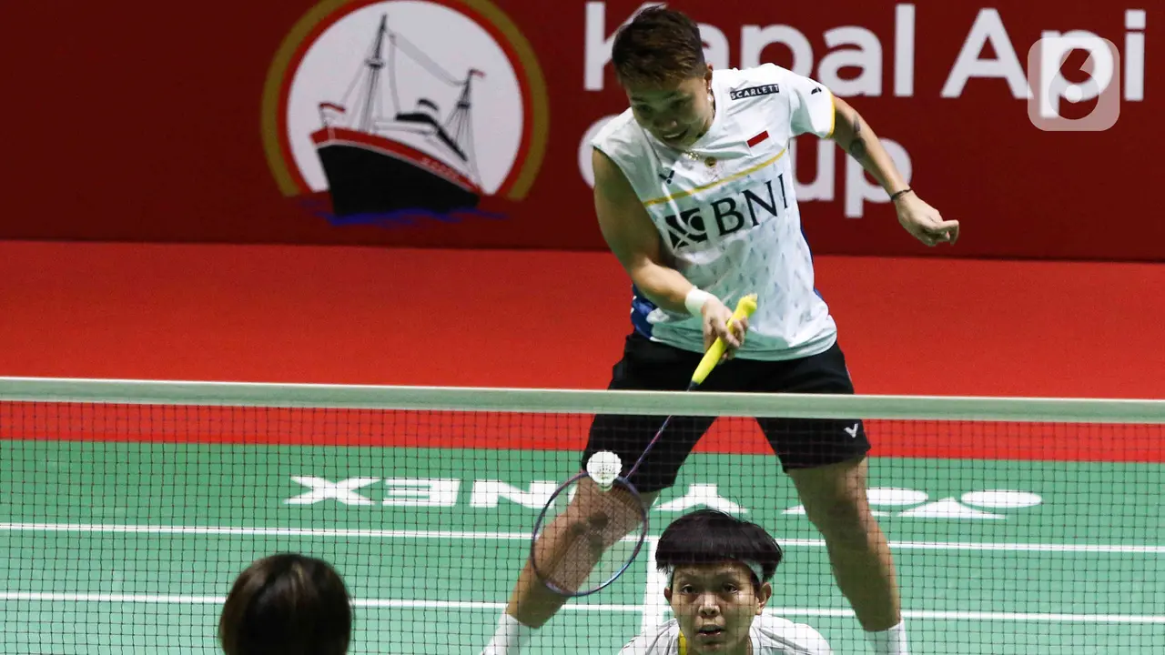 Apriyani Rahayu dan Siti Fadia Silva Ramadhanti di Indonesia Open 2023