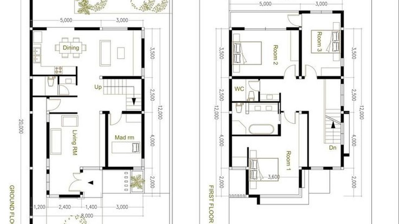 Rumah minimalis 8x12