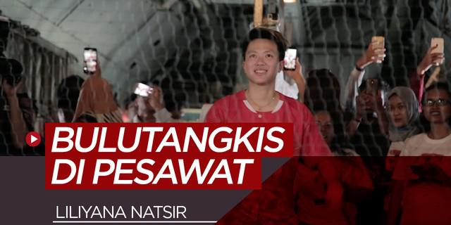 VIDEO: Serunya Bermain Bulutangkis di Udara Bersama Liliyana Natsir