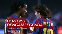 Berita Motion Grafis Perjalanan Lionel Messi Episode 2, Kisah Petemuan dengan Ronaldinho di Barcelona