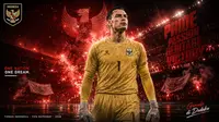 Cover Emil Audero - Timnas Indonesia. (Bola.com/Ai-Generated Image)