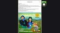 Cek Fakta: Tidak Benar Link Pendaftaran Petani Milenial 2026 dari Kementan