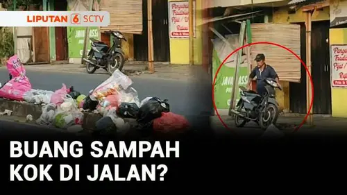  Viral! Warga Ciledug Ramai-Ramai Buang Sampah di Tengah Jalan, Kenapa?