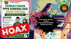 Cek Fakta: Hoaks Pendaftaran PPPK Kemenag 2026