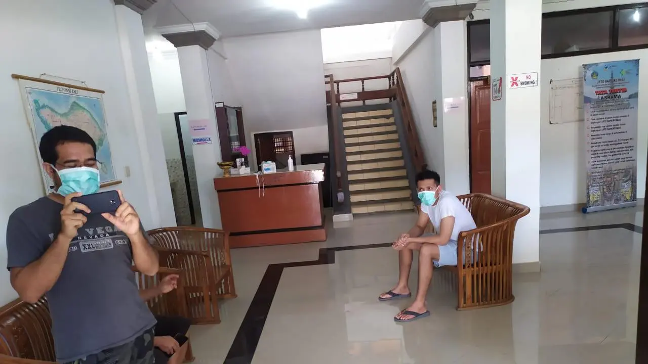 pekerja migran asal Bali dikarantina