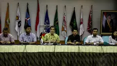 Komisi Pemilihan Umum memutuskan dua pasangan Calon Presiden & Wakil Presiden 2014. Jakarta (31/5/14) (Liputan6.com/Andrian M Tunay)