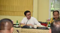 Anggota Komisi III DPR RI, Marinus Gea, memuji ketegasan Menteri Hukum dan HAM, Yasonna Laoly, terkait informasi tentang dugaan pungli terhadap warga binaan yang menjalani asimilasi. (Istimewa)