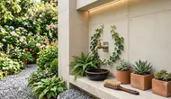 8 Inspirasi Menyembunyikan Instalasi Air dengan Tanaman Tanpa Perlu Renovasi Besar, Paling Efektif