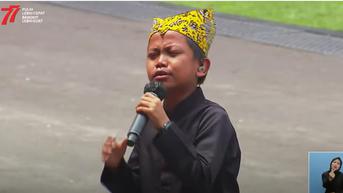 Pesan Jokowi ke Farel Prayoga yang Nyanyi 'Ojo Dibandingke' saat HUT ke-77 RI di Istana