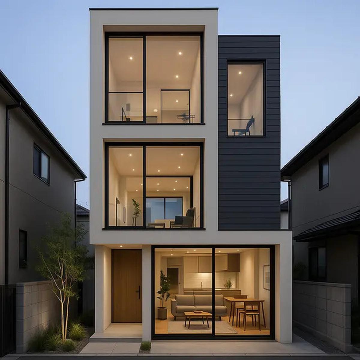 7 Desain Rumah Mewah Lahan Sempit, Hunian Nyaman dan Terasa Luas