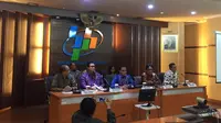BPS menggelar konferensi pers terkait degan Indeks Demokrasi Indonesia di sejumlah daerah. (Liputan6.com/Muhammad Radityo Priyasmoro)