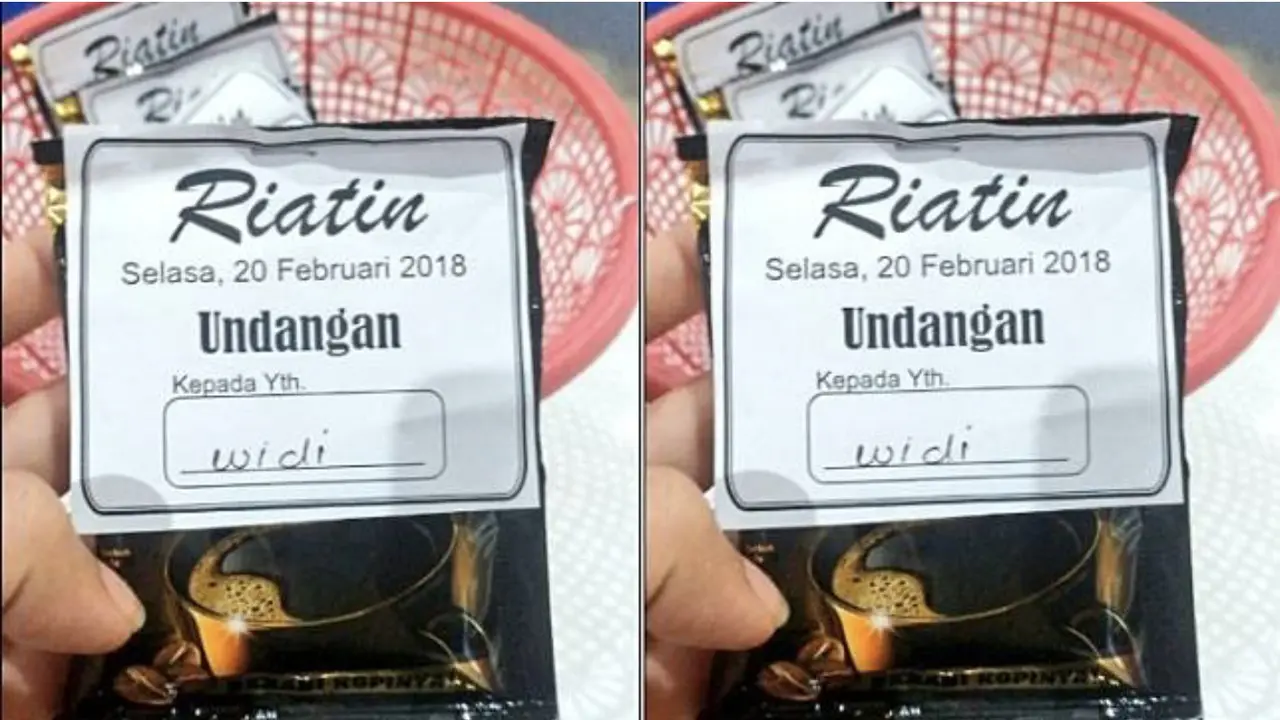 Berkonsep Minimalis, Undangan Unik Ini Justru Buat Netizen Terkesan