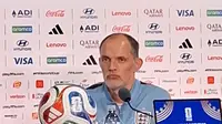 Jurnalis KLY Sports, Hery Kurniawan, hadir langsung dalam konferensi pers Timnas Inggris saat Thomas Tuchel menegaskan dirinya tidak mempermasalahkan format Pentas Bola Dunia 2026 yang diikuti 48 tim.
