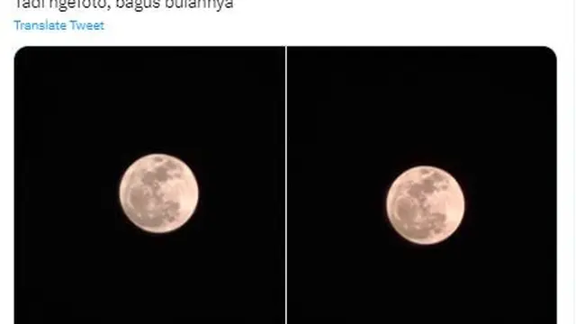7 Potret Indahnya Supermoon Bidikan Warganet