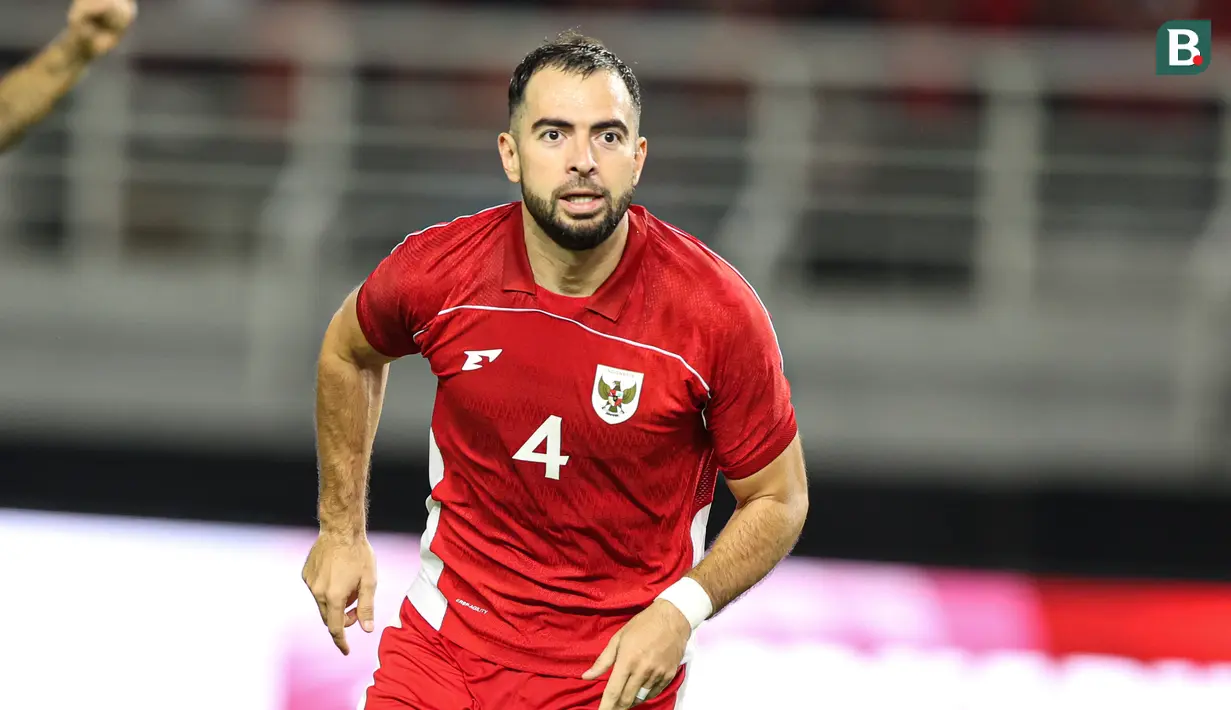 <p>Pemain Timnas Indonesia, Jordi Amat melakukan selebrasi setelah mencetak gol ke gawang Chinese Taipei saat laga FIFA Matchday di Stadion Gelora Bung Tomo (GBT), Surabaya, Jumat (05/09/2025). (Bola.com/Abdul Aziz)</p>