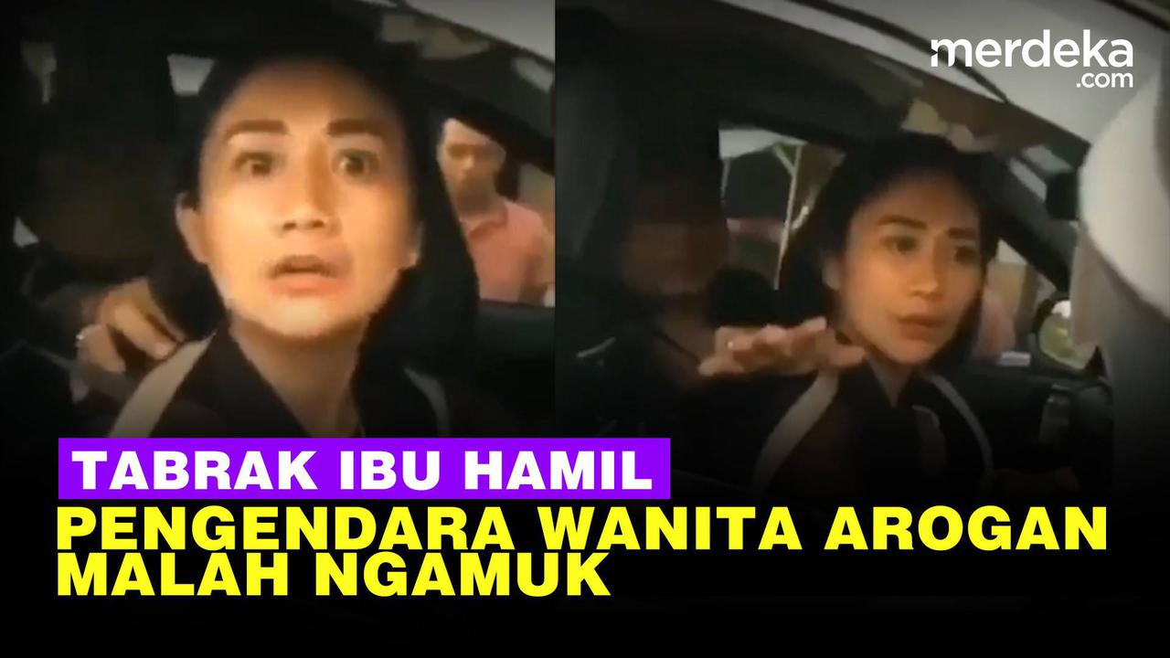 VIDEO: Wanita Pengendara Pajero Malah Ngamuk Usai Tabrak Ibu Hamil