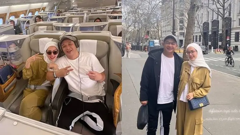 7 Potret Pasha Ungu dan Adelia Wilhelmina Liburan ke Paris di Bulan  Ramadhan - Hot Liputan6.com