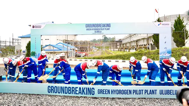 Langkah Bersejarah, Pertamina Resmikan Groundbreaking Pilot Plant Green Hydrogen di Ulubelu