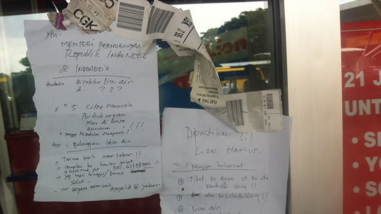 surat kaleng penumpang lion air