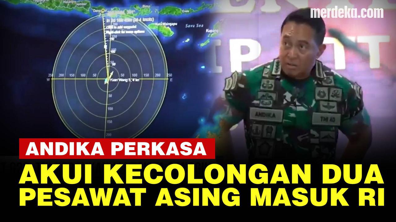 VIDEO: 2 Pesawat Asing Masuk RI Saat KTT G20, Panglima TNI Andika Akui Kecolongan