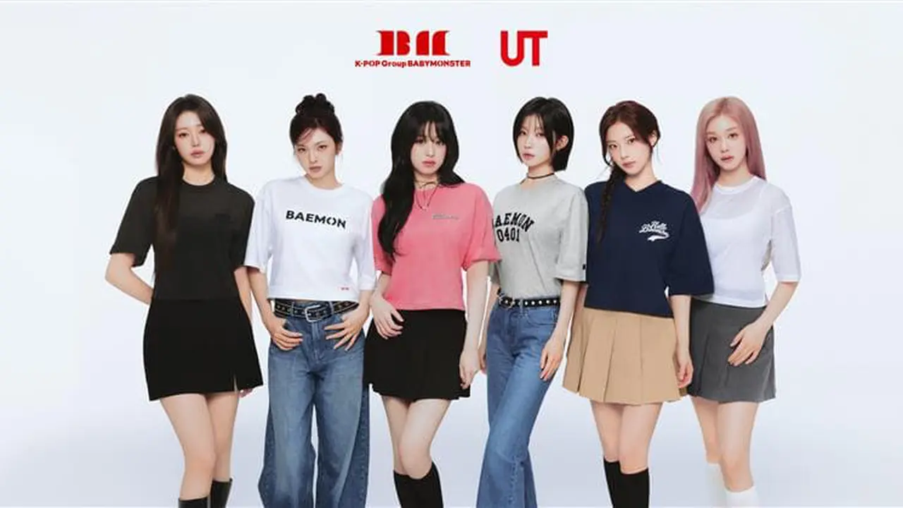 Kolaborasi pertama UNIQLO dan BABYMONSTER menghadirkan fashion street style