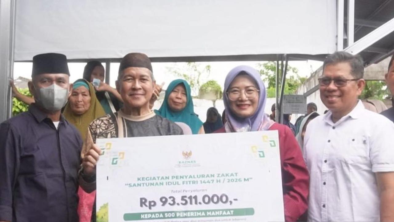 Baznas Pangkalpinang Bagikan Daging Sapi untuk 500 Mustahiq Sambut Idul Fitri 2026